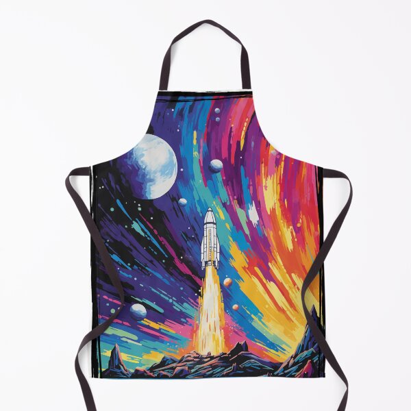 Item preview, Rocket Landing Abstract Art designed and sold by TotallySpiffing.