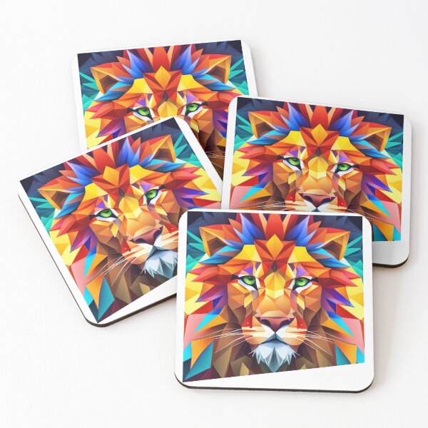 Item preview, Geometric Lion Art designed and sold by Posivibez Designs.