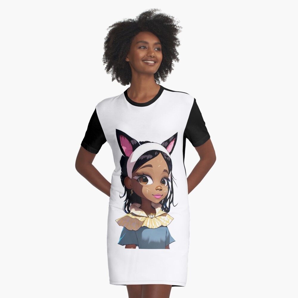 Item preview, Graphic T-Shirt Dress designed and sold by cokemann.