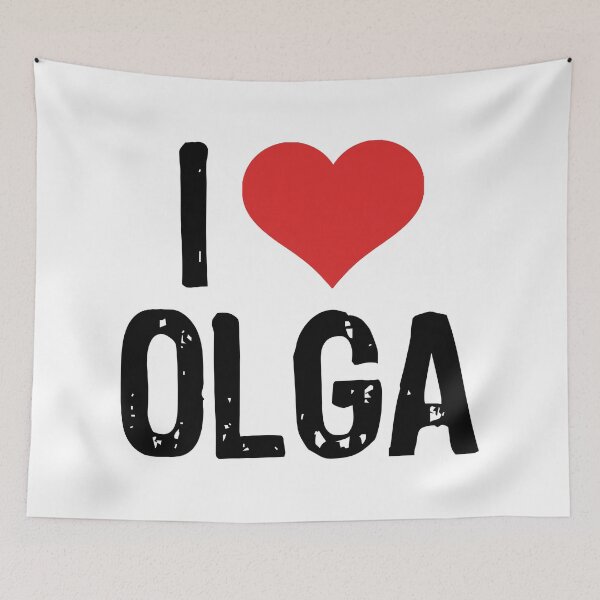 Item preview, I Love Olga designed and sold by The "I Love Everything" Shop.