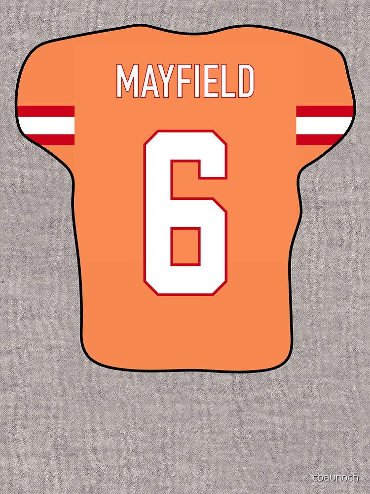 Baker Mayfield Jersey Sticker for Sale by cbaunoch