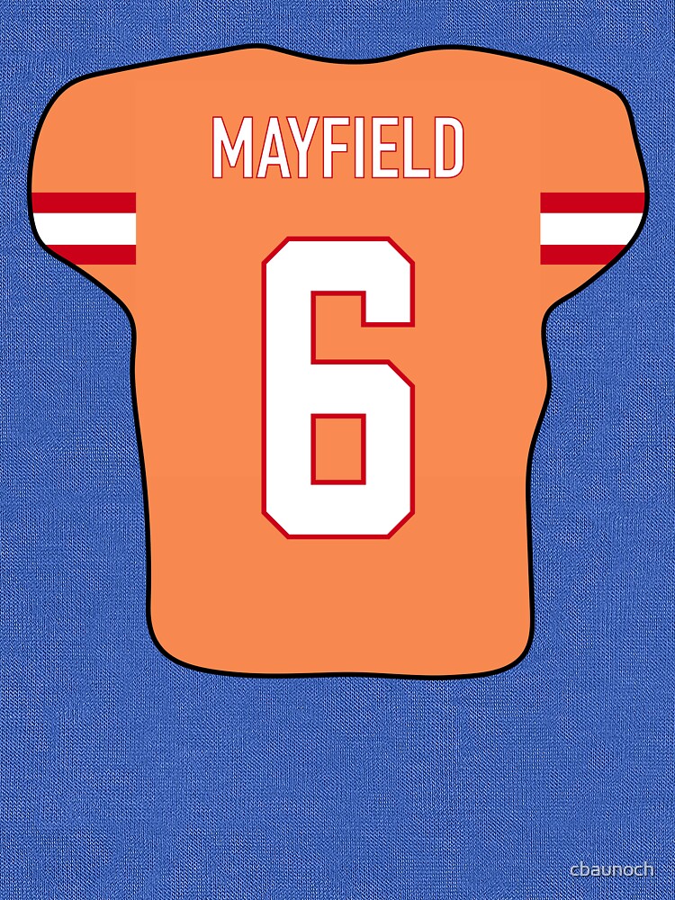 Baker Mayfield Jersey Sticker for Sale by cbaunoch