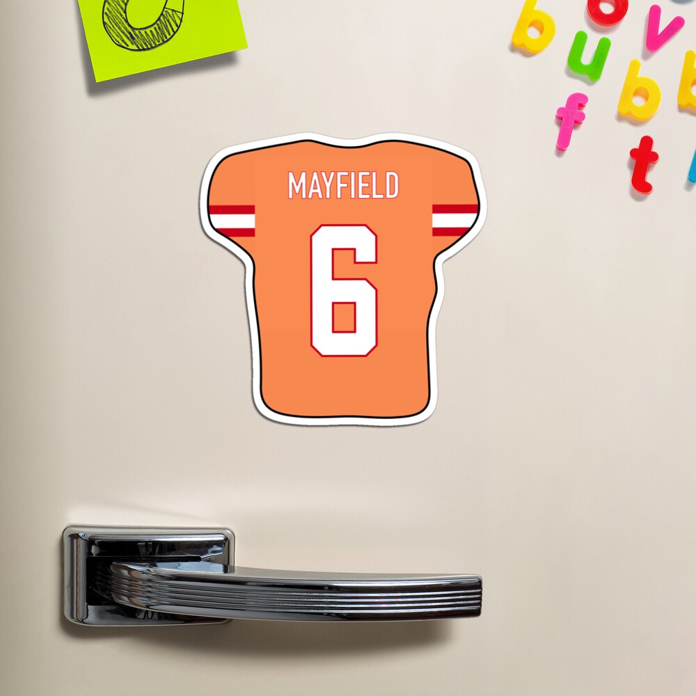 Baker Mayfield Jersey Magnet for Sale by cbaunoch