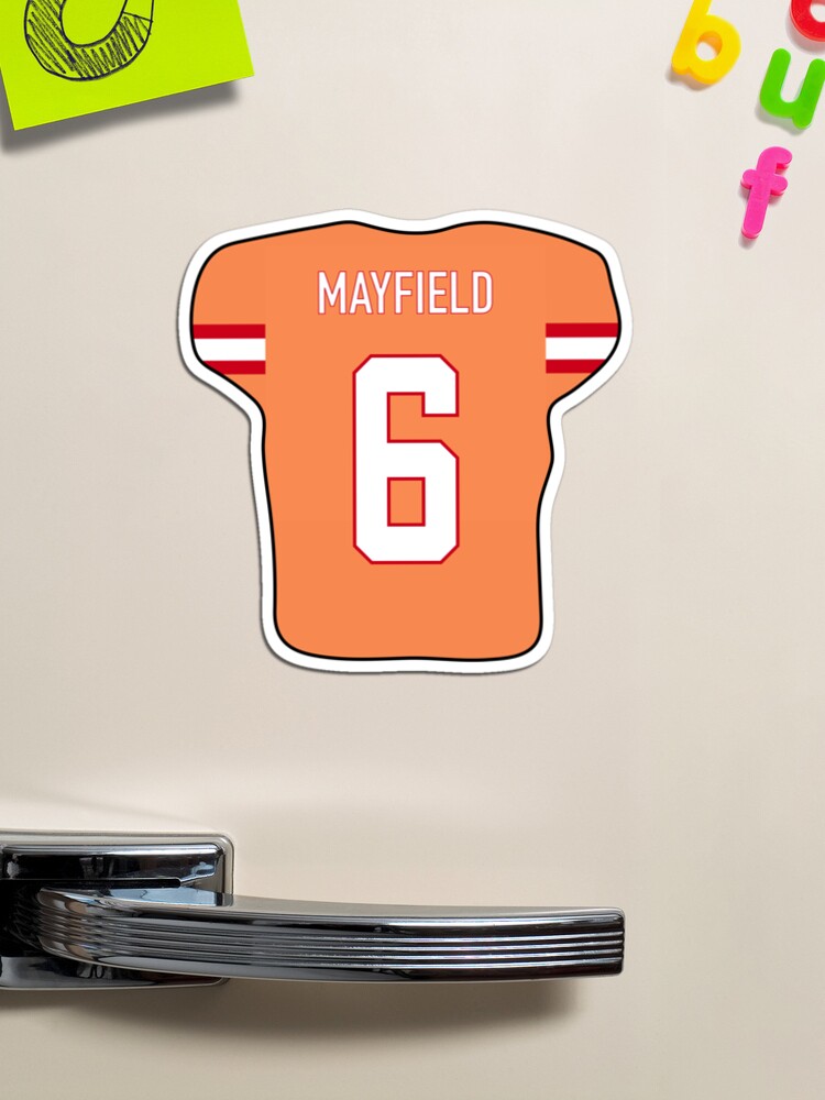 Baker Mayfield Jersey Magnet for Sale by cbaunoch