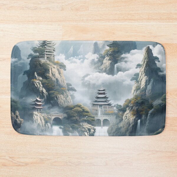 Item preview, Digital Mirage: Sunlit Waterfall in Pixel Precision - 8 designed and sold by Moisky Art.