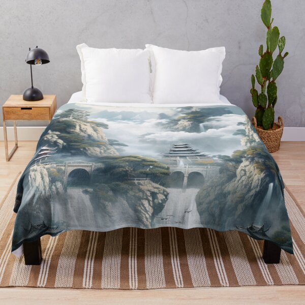 Item preview, Digital Mirage: Sunlit Waterfall in Pixel Precision - 8 designed and sold by Moisky Art.