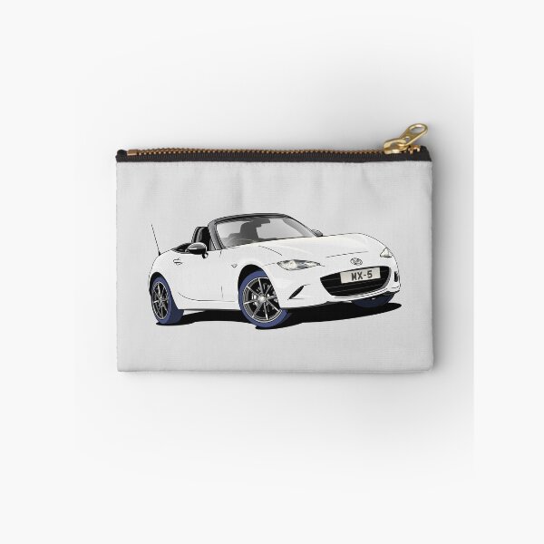 Item preview, White Mazda MX5 ND sportscar designed and sold by Webazoot Industries - Car Art.