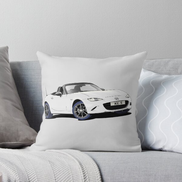 Item preview, White Mazda MX5 ND sportscar designed and sold by Webazoot Industries - Car Art.