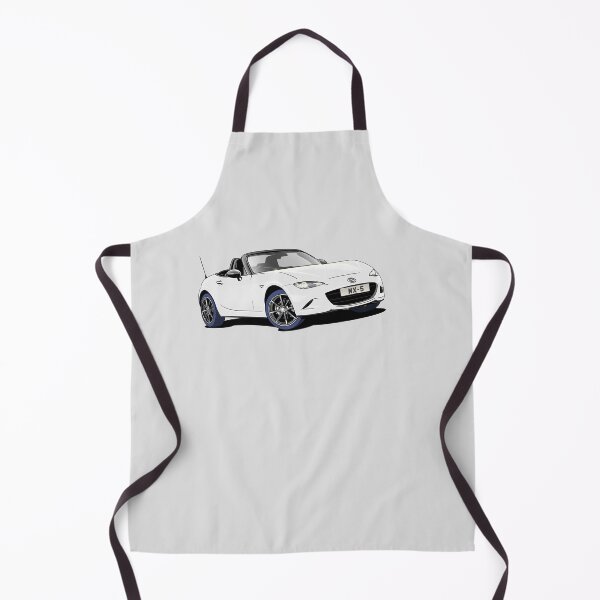 Item preview, White Mazda MX5 ND sportscar designed and sold by Webazoot Industries - Car Art.
