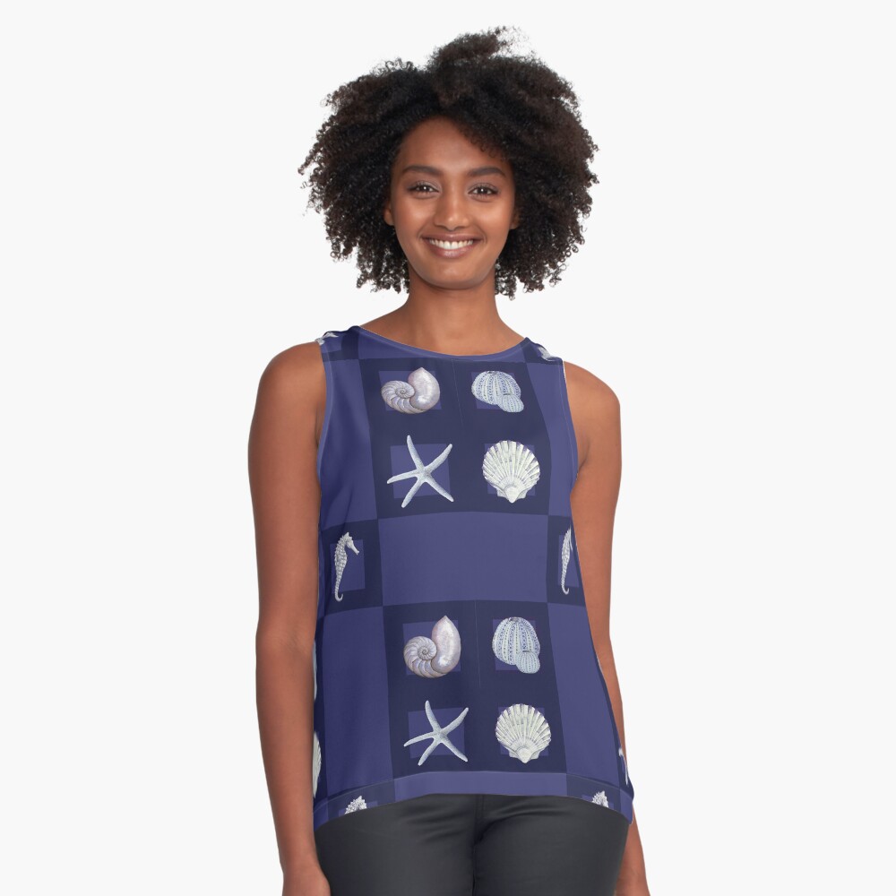 Item preview, Sleeveless Top designed and sold by LisaLeQuelenec.