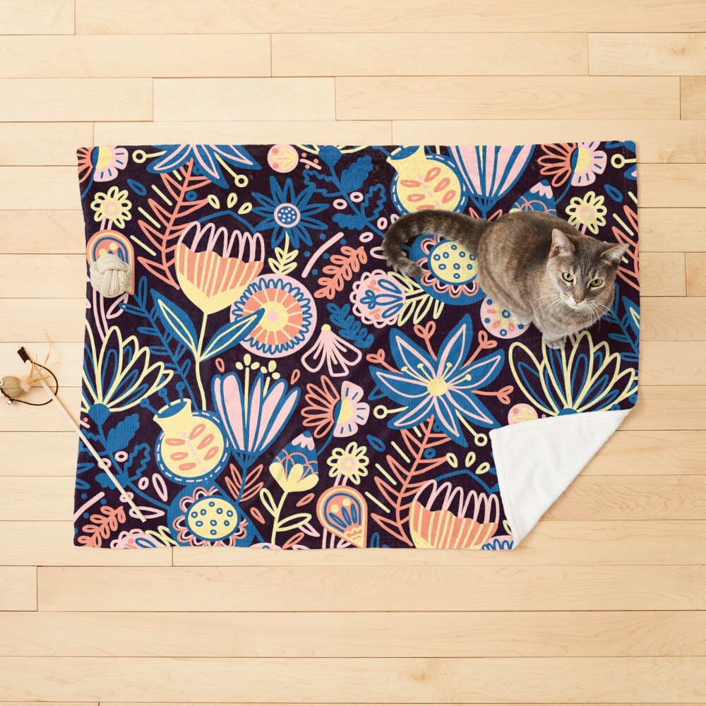 Vista previa del artículo con la obra «Manta para mascotas», diseñado y vendido por TigaTiga.