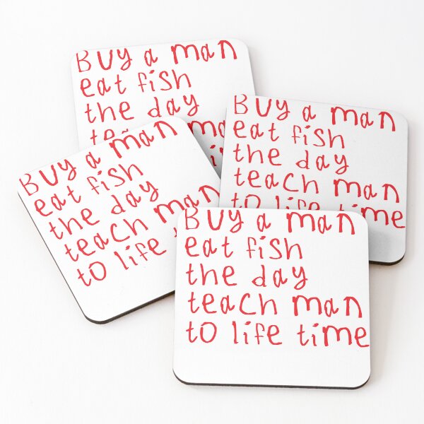 Item preview, Buy A Man Eat Fish designed and sold by kinpirks.