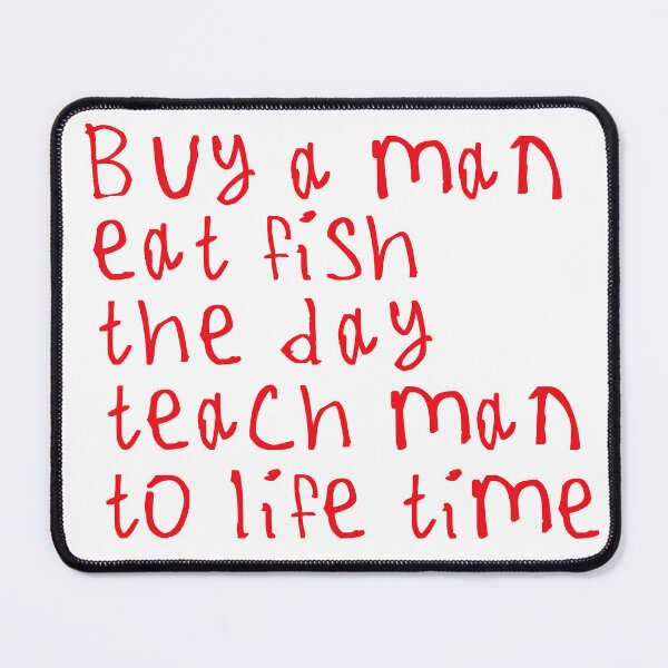 Item preview, Buy A Man Eat Fish designed and sold by kinpirks.
