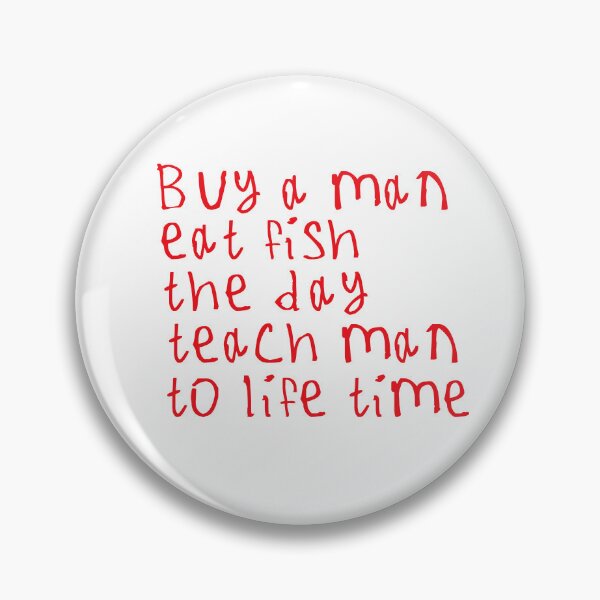 Item preview, Buy A Man Eat Fish designed and sold by kinpirks.