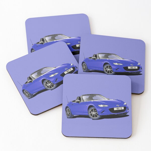 Item preview, Mazda MX5 in blue designed and sold by Webazoot Industries - Car Art.