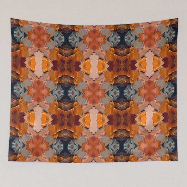 Aperçu de l'œuvre Couleurs de danse - motif répété coloré | Répétition vibrante des teintes créée et vendue par OrangeMG.
