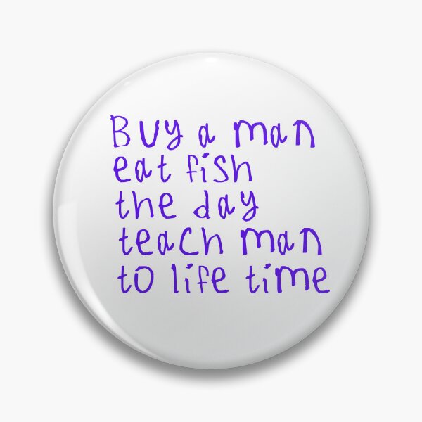 Item preview, Buy A Man Eat Fish designed and sold by kinpirks.