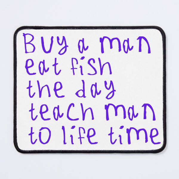 Item preview, Buy A Man Eat Fish designed and sold by kinpirks.