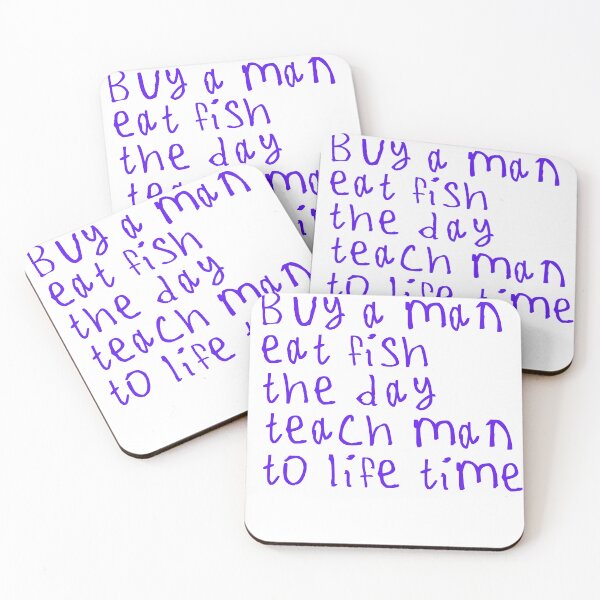Item preview, Buy A Man Eat Fish designed and sold by kinpirks.
