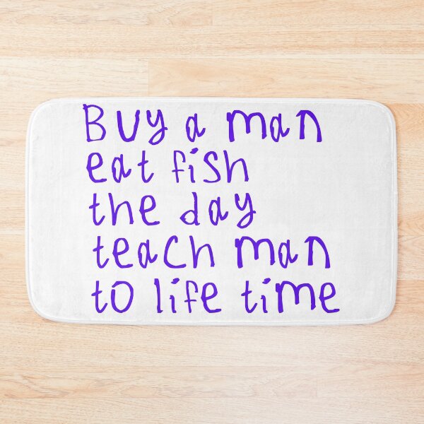 Item preview, Buy A Man Eat Fish designed and sold by kinpirks.