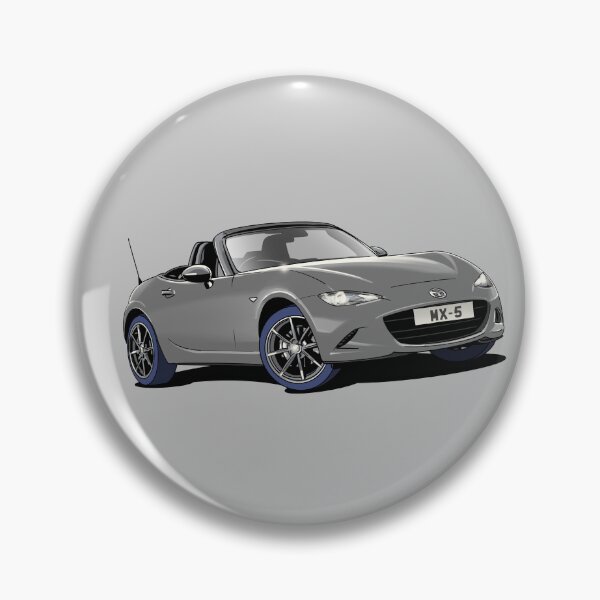 Item preview, New Mazda MX-5 Miata Roadster in Grey designed and sold by Webazoot Industries - Car Art.