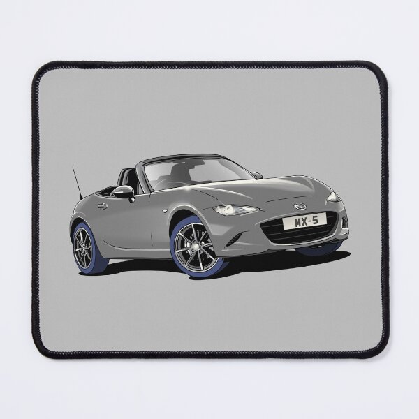 Item preview, New Mazda MX-5 Miata Roadster in Grey designed and sold by Webazoot Industries - Car Art.