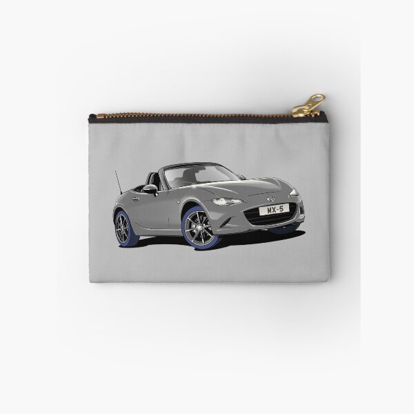 Item preview, New Mazda MX-5 Miata Roadster in Grey designed and sold by Webazoot Industries - Car Art.