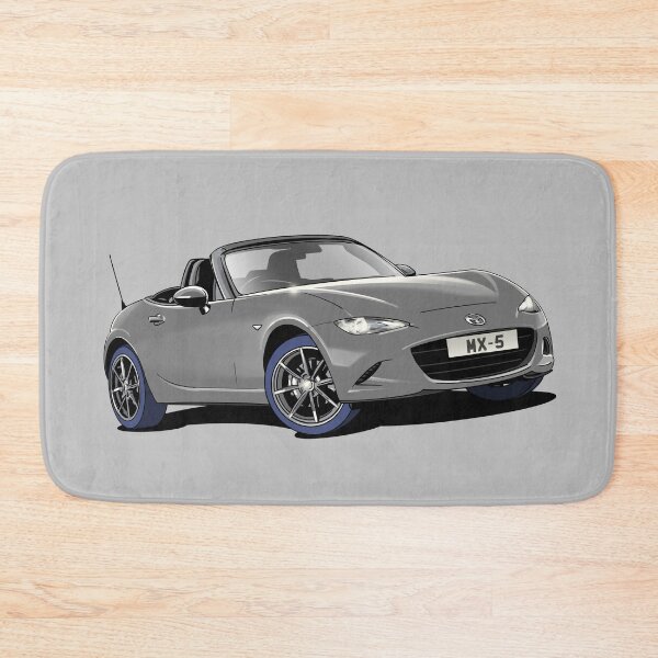 Item preview, New Mazda MX-5 Miata Roadster in Grey designed and sold by Webazoot Industries - Car Art.