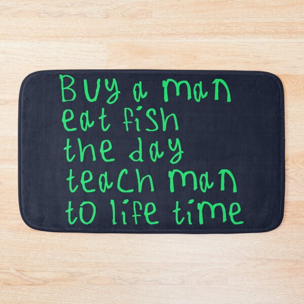 Item preview, Buy A Man Eat Fish designed and sold by kinpirks.