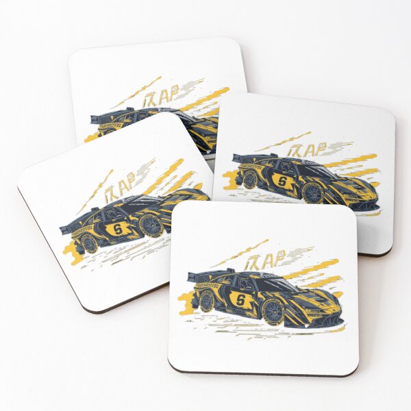 Item preview, Illustration of a racing car at full speed - Racing car art. designed and sold by ProductArtistry.