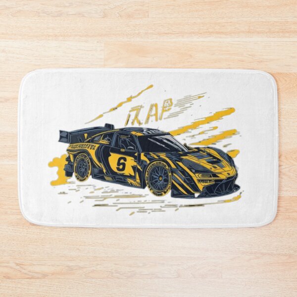 Item preview, Illustration of a racing car at full speed - Racing car art. designed and sold by ProductArtistry.