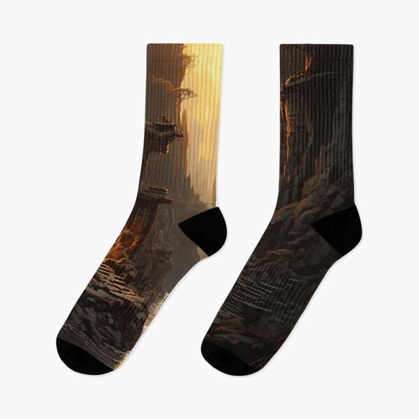 Item preview, Digital Mirage: Sunlit Waterfall in Pixel Precision - 12 designed and sold by Moisky Art.