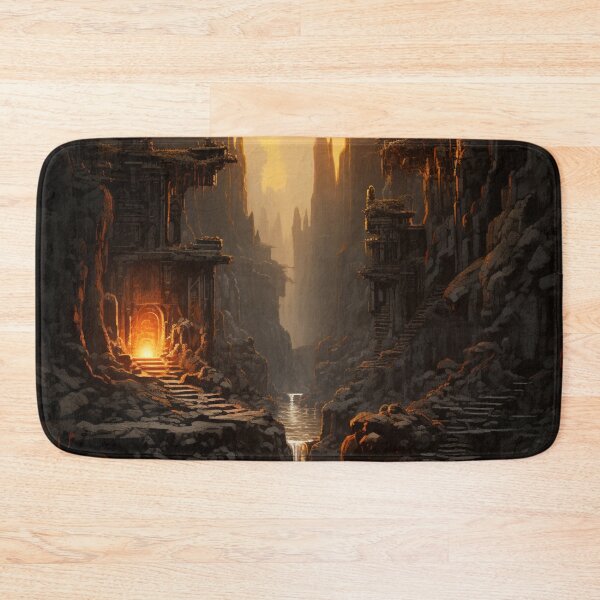 Item preview, Digital Mirage: Sunlit Waterfall in Pixel Precision - 12 designed and sold by Moisky Art.