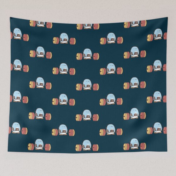 Item preview, Weightlifting Penguin designed and sold by duanenoble.