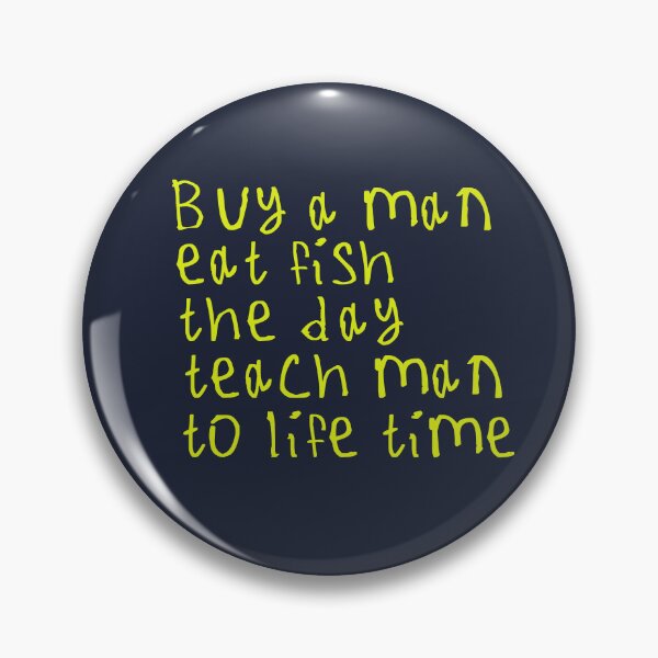 Item preview, Buy A Man Eat Fish designed and sold by kinpirks.