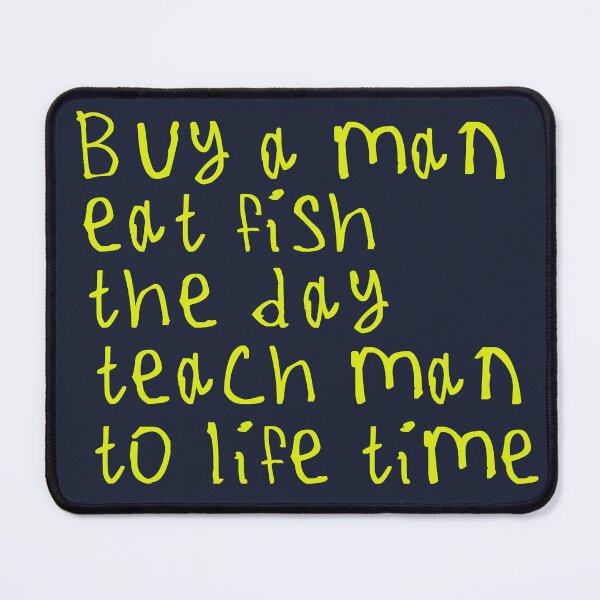 Item preview, Buy A Man Eat Fish designed and sold by kinpirks.