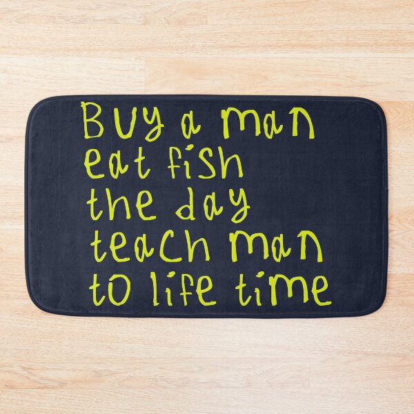 Item preview, Buy A Man Eat Fish designed and sold by kinpirks.