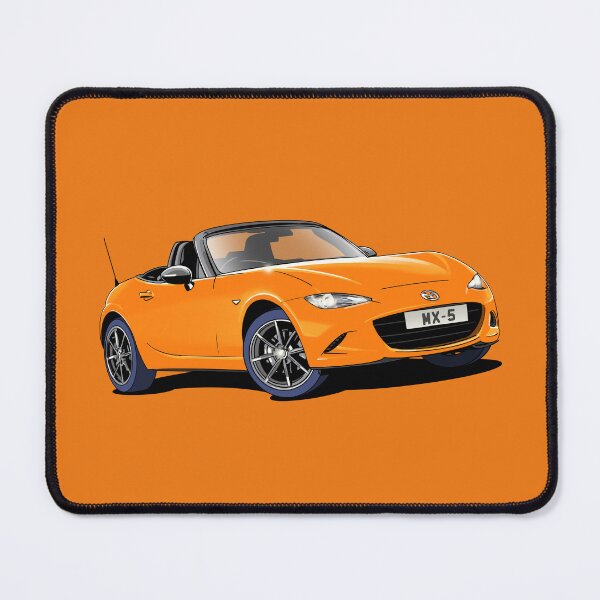 Item preview, New Mazda MX-5 in orange designed and sold by Webazoot Industries - Car Art.