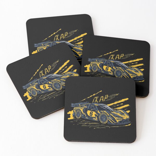 Item preview, Illustration of a racing car at full speed - Racing car art. designed and sold by ProductArtistry.