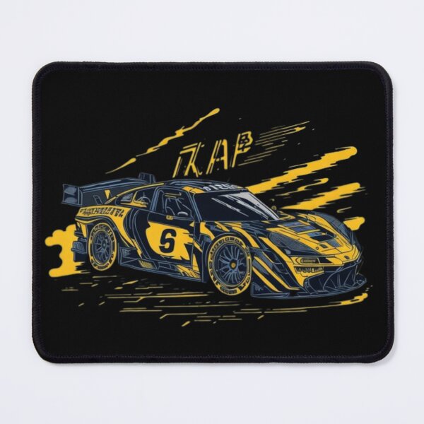 Item preview, Illustration of a racing car at full speed - Racing car art. designed and sold by ProductArtistry.