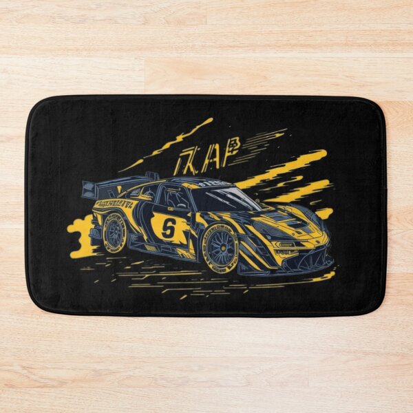 Item preview, Illustration of a racing car at full speed - Racing car art. designed and sold by ProductArtistry.