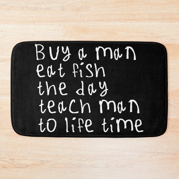 Item preview, Buy A Man Eat Fish designed and sold by kinpirks.