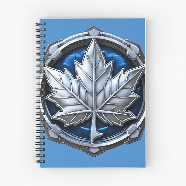 Item preview, Leaf Shield in Blue and Silver  designed and sold by WallGarden.