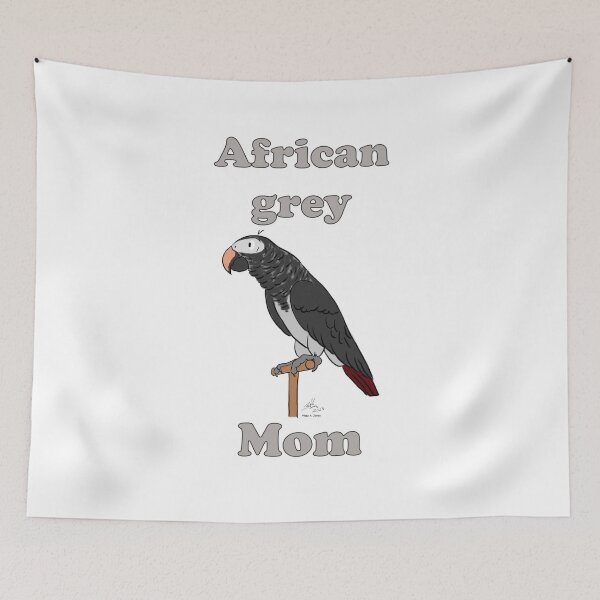 Item preview, African Grey Mom Timneh designed and sold by Laughing Parrot Studio.