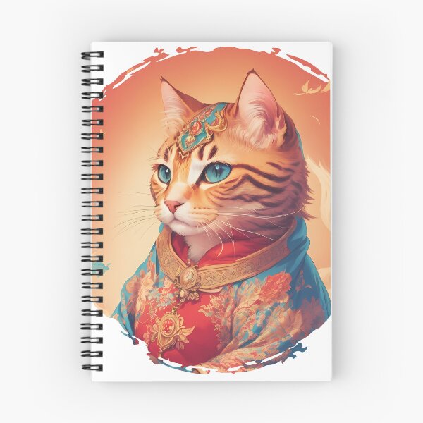 Item preview, Fiery Cat - Igniting the Spirit with Feline Flames designed and sold by DimHel2.
