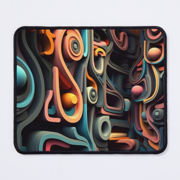Item preview, Abstract Shapes - Colorful Sculptures with Deep Effects designed and sold by Piotrek0001.