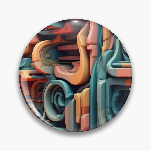 Artikelvorschau, Abstract Shapes - Colorful Sculptures with Deep Effects entworfen und verkauft von Piotrek0001.