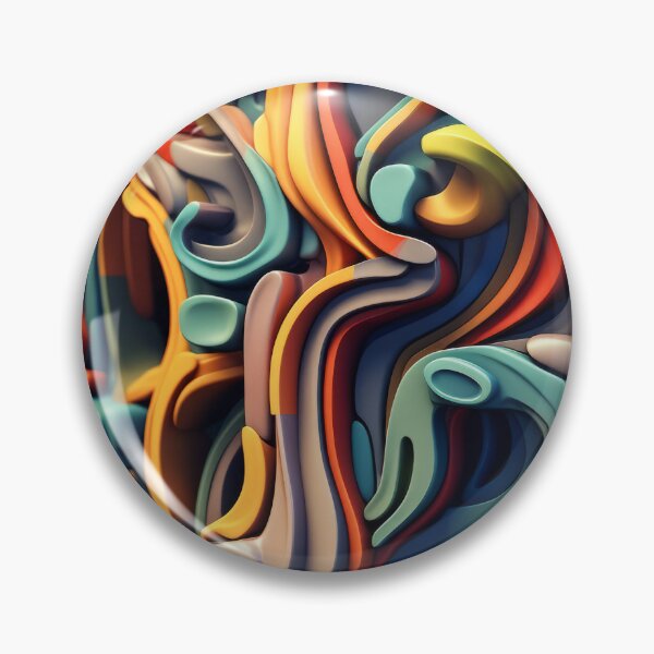 Artikelvorschau, Abstract Shapes - Colorful Sculptures with Deep Effects entworfen und verkauft von Piotrek0001.