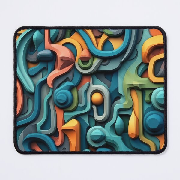Item preview, Abstract Shapes - Colorful Sculptures with Deep Effects designed and sold by Piotrek0001.