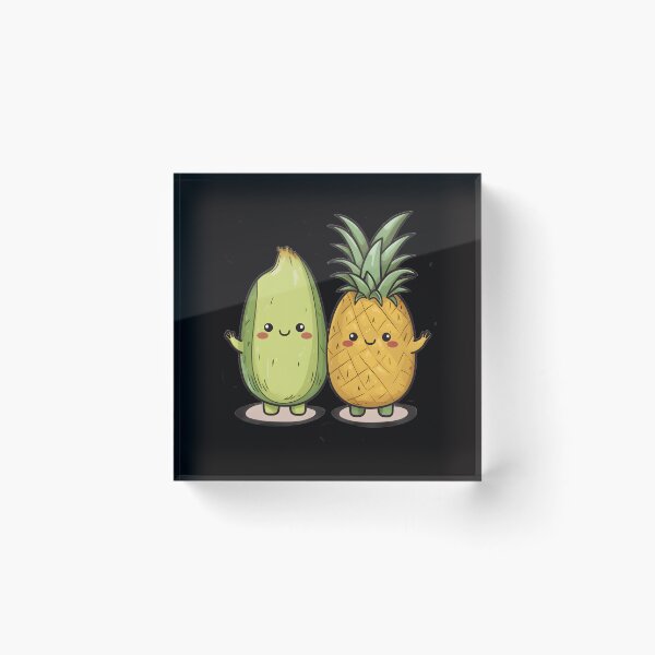 Item preview, Cute Avocado and Pineapple  designed and sold by Game-Graphics.